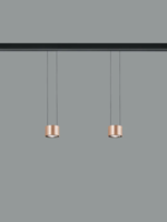 Bankamp Impulse hanglamp viervoudig met hoogteverstelling