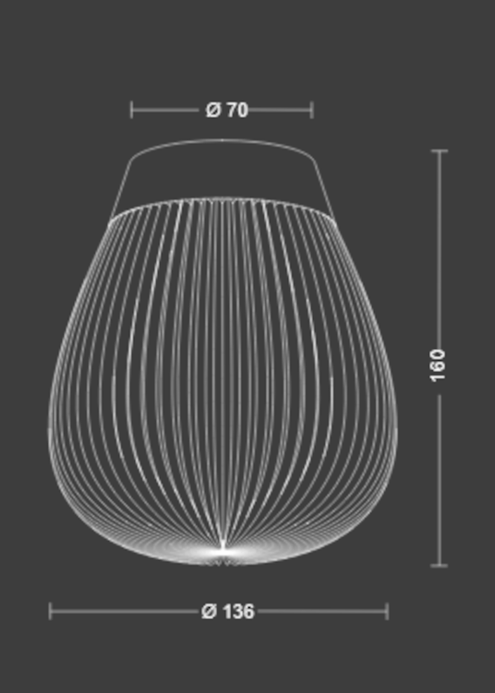 Holtkötter verlichting plissee D plafondlamp