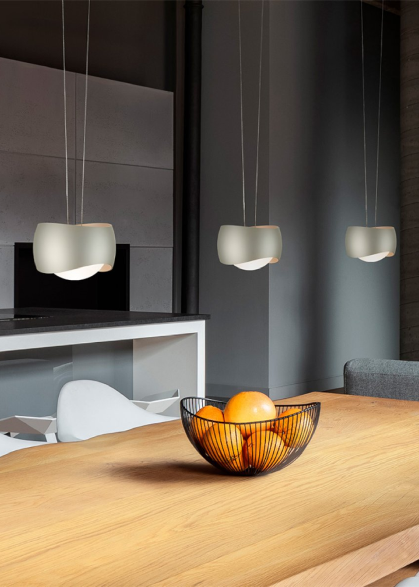 Oligo Curved 3 hanglamp
