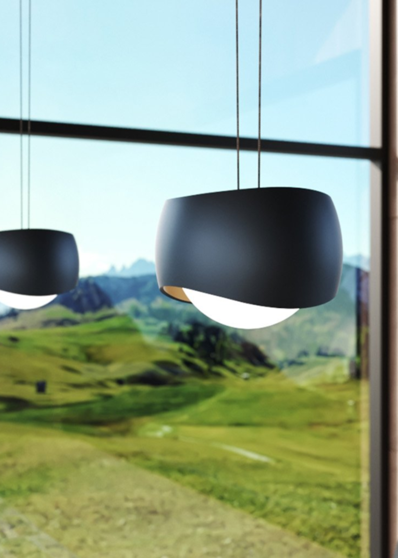 Oligo Curved 3 hanglamp