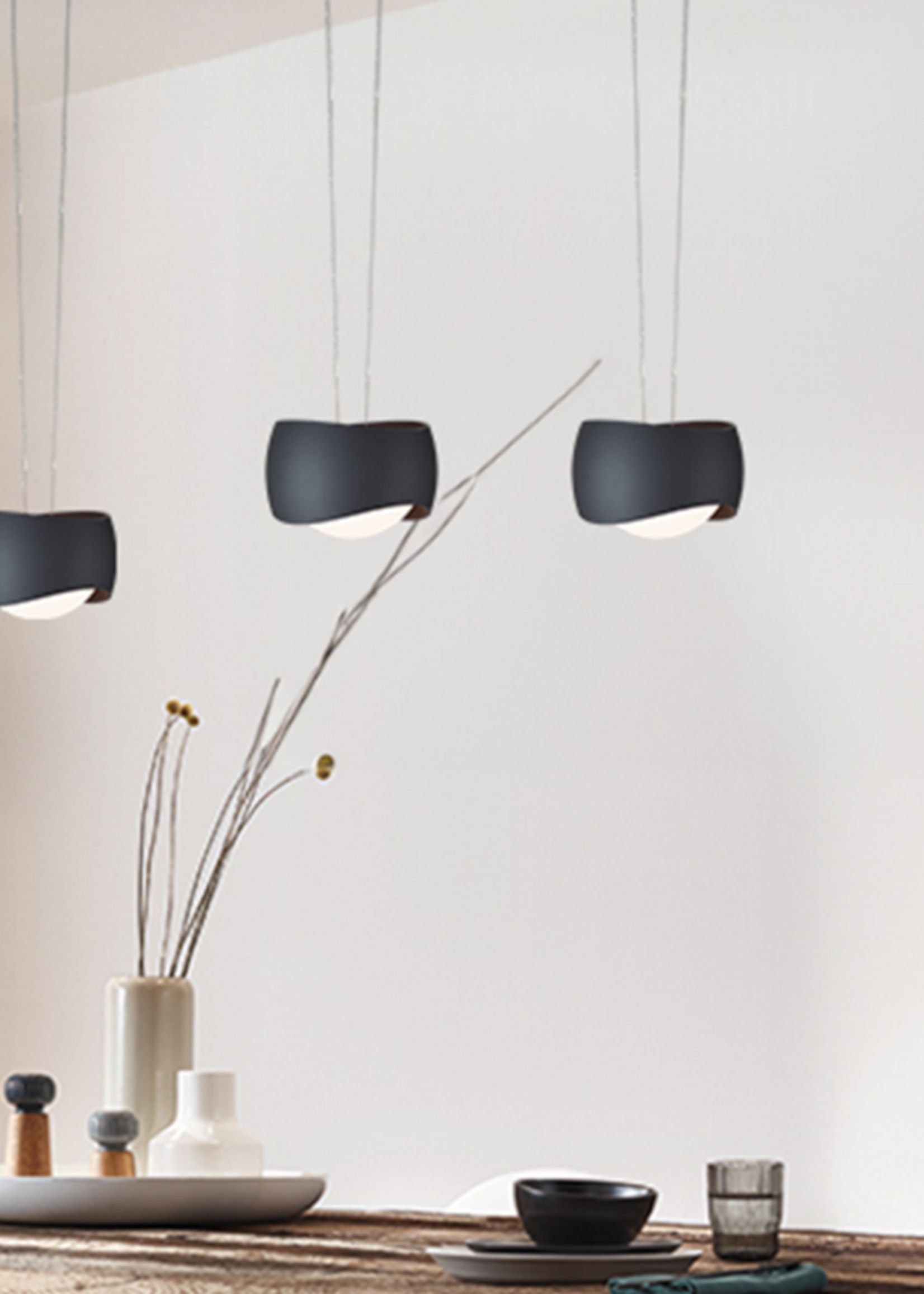 Oligo Curved 3 hanglamp