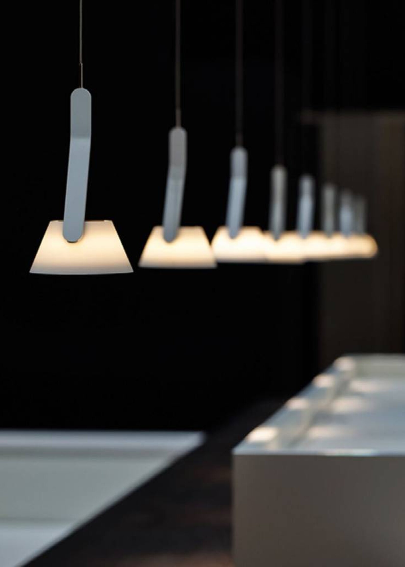 Occhio Lei sospeso hanglamp.  Black Phantom