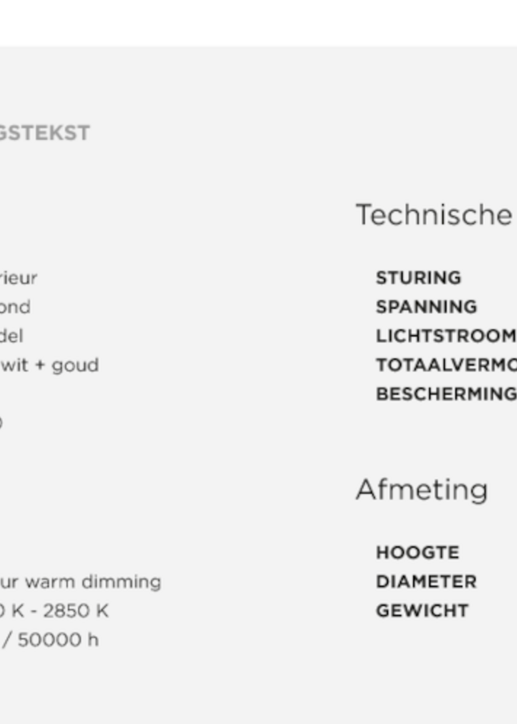 Wever & Ducré Shiek 1.0 led hanglamp