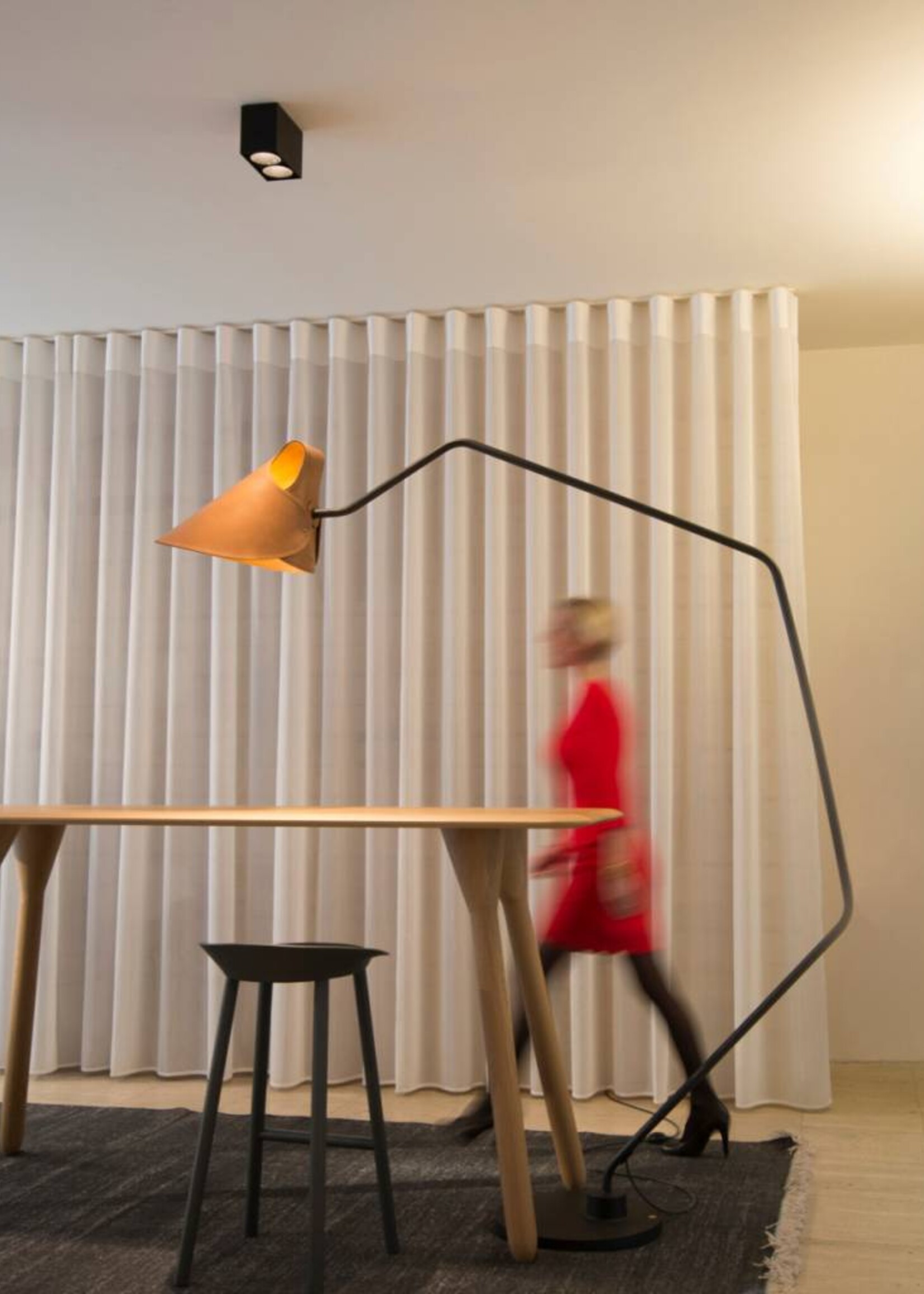 Jacco Maris Mrs.Q Coated Steel vloerlamp