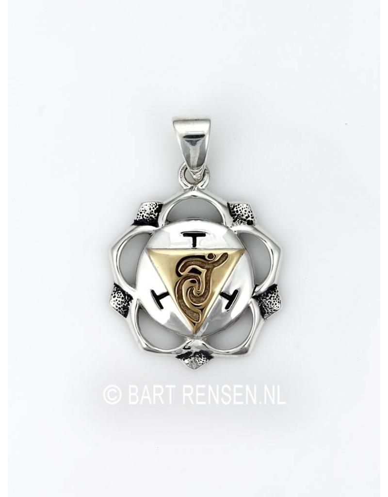 Solar Plexus Chakra pendant - sterling silver