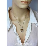 Sex Cakra pendant - sterling silver