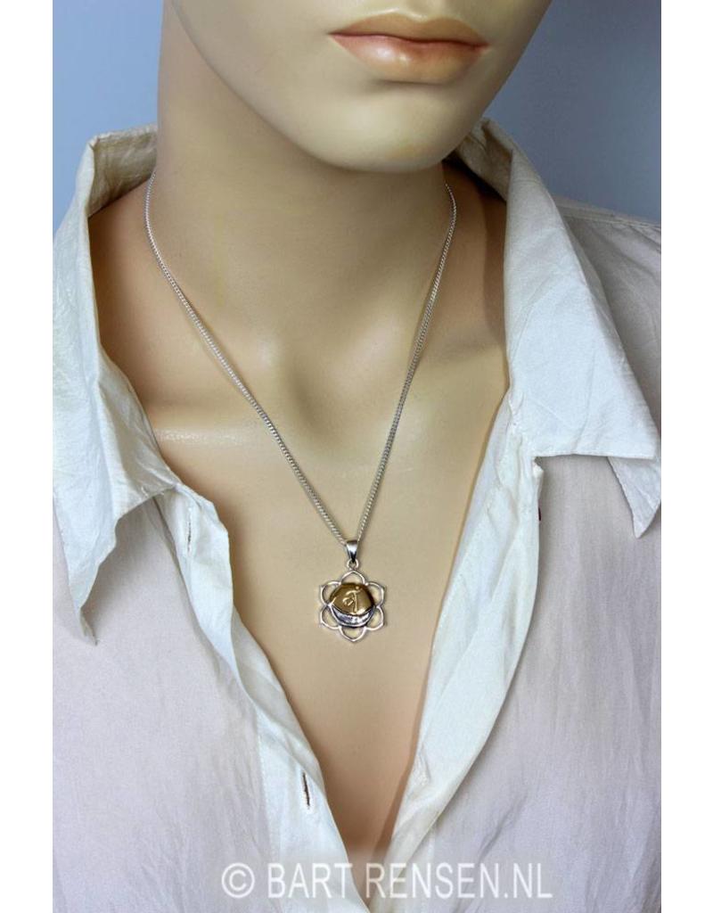 Sex Cakra pendant - sterling silver