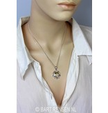 Solar Plexus Chakra pendant - sterling silver