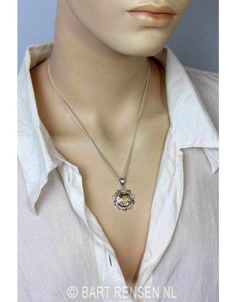 Solar Plexus Chakra pendant - sterling silver