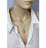 Heart Chakra pendant - sterling silver