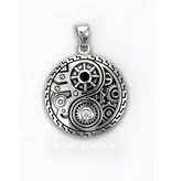 Yin-Yang pendant - sterling silver