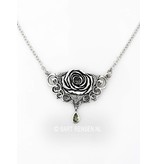 Mystic Rose pendant - sterling silver
