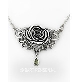 Mystic Rose pendant - sterling silver