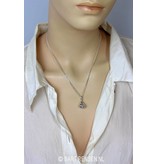 Triquetra cone pendant - sterling silver