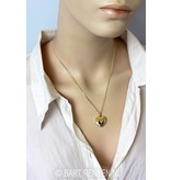Heart medallion - 14 carat gold