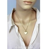 Heart medallion - 14 carat gold