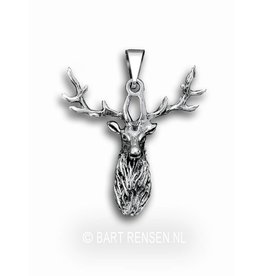 Deer pendant - silver
