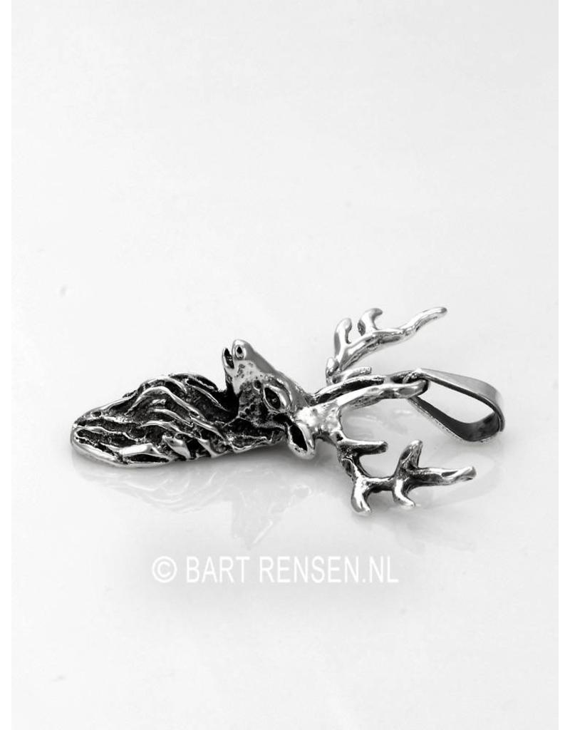 Deer pendant - sterling silver