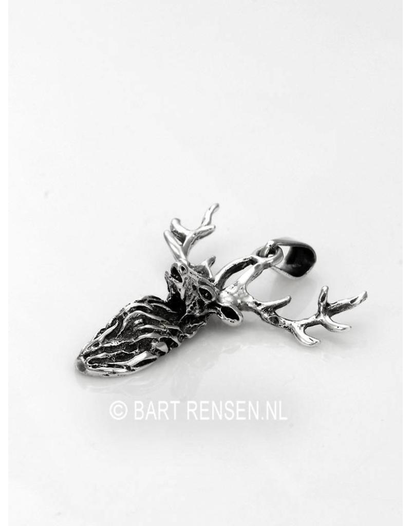 Deer pendant - sterling silver