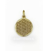 Flower of Life pendant - 14 crt gold