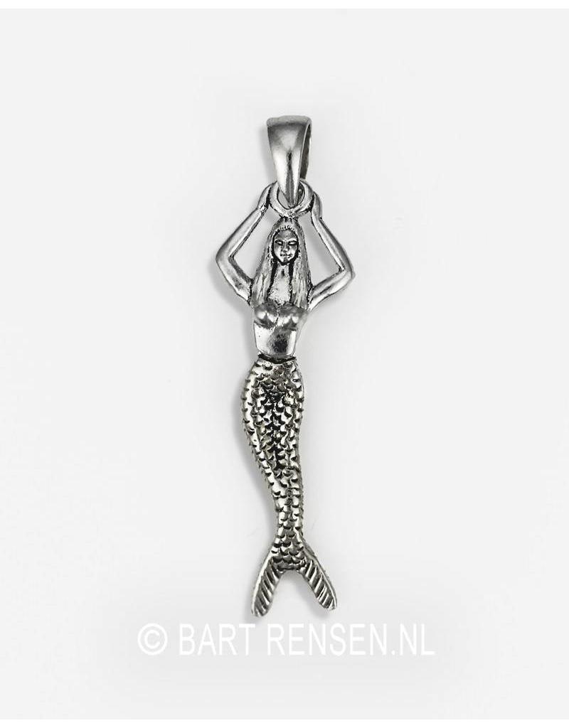 Mermaid pendant - sterling silver