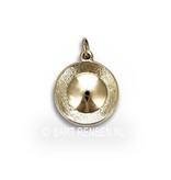 Ash pendant Lotus - 14 crt gold