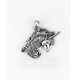 Unicorn pendant - sterling silver