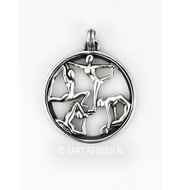 Silver Yoga pendant