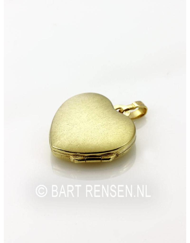 Heart medallion - 14 carat gold