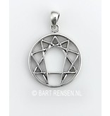 Enneagram hanger - echt zilver