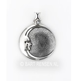 Moon Pendant - sterling silver