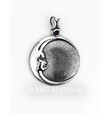 Moon Pendant - sterling silver