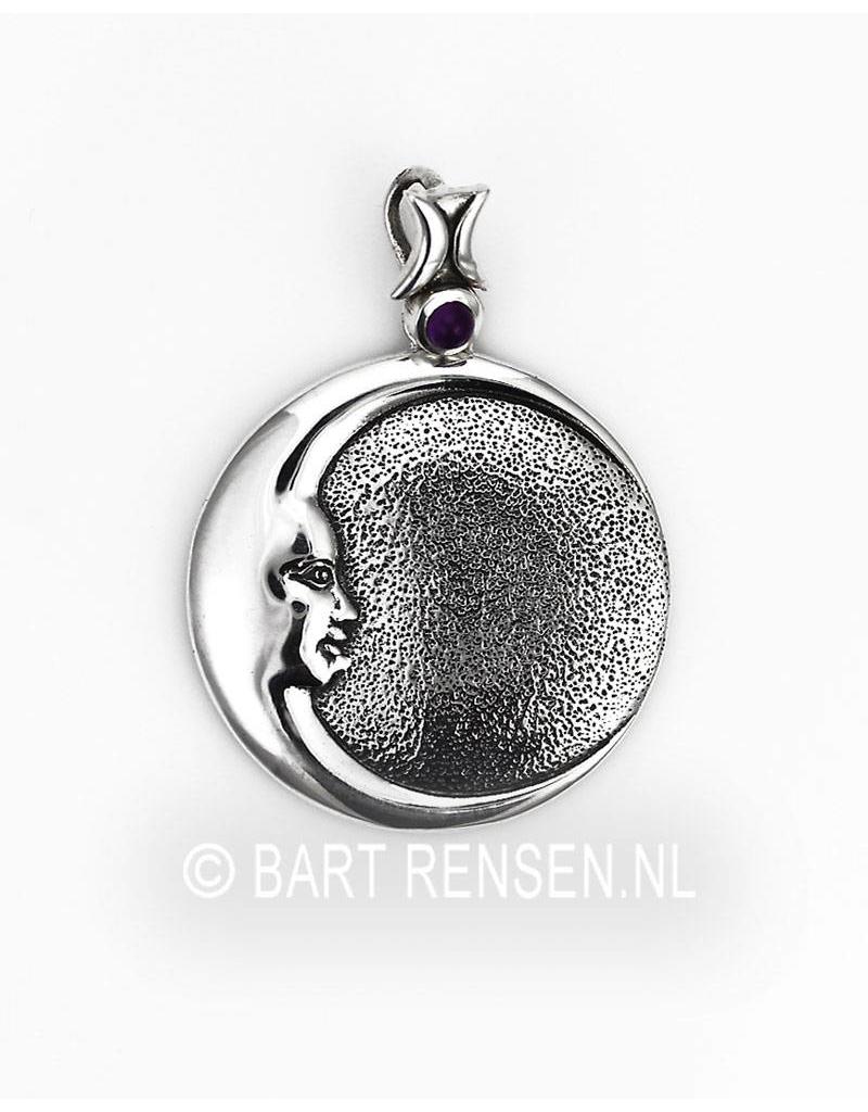 Moon Pendant - sterling silver