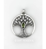 Tree of life pendant - sterling silver
