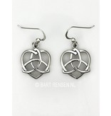 Triquetra earrings - sterling silver