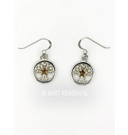 Tree of Life Pentagram Earrings