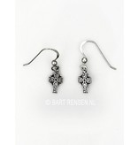 Celtic Cross Earrings - sterling silver