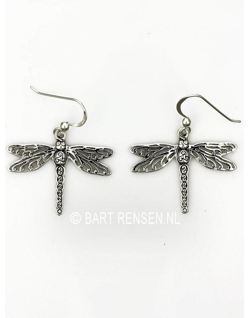 Dragonfly Earrings - sterling silver