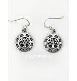 Tree of life earrings - sterling silver