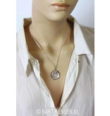 Seed of Life Lotus pendant - 14 crt gold