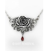 Mystic Rose pendant - sterling silver