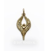 Angel pendant - 14 crt gold