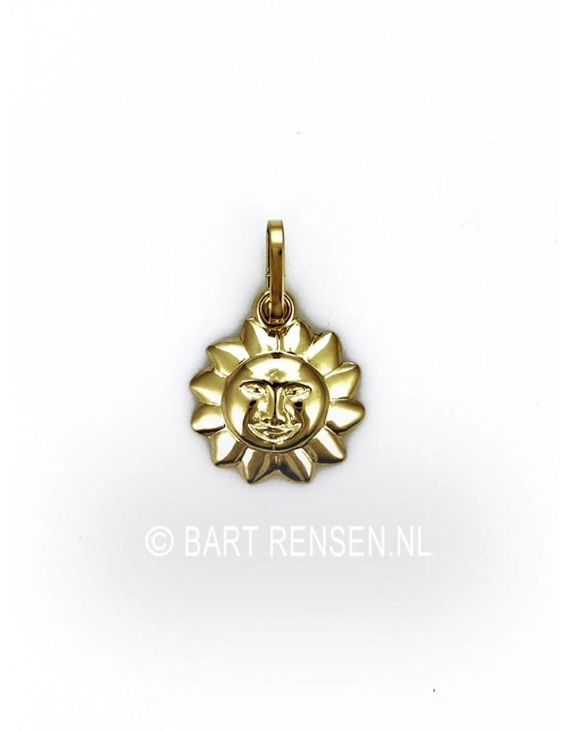 Zon hanger - 14 krt goud