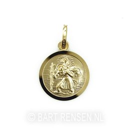 Gold Christopher pendant