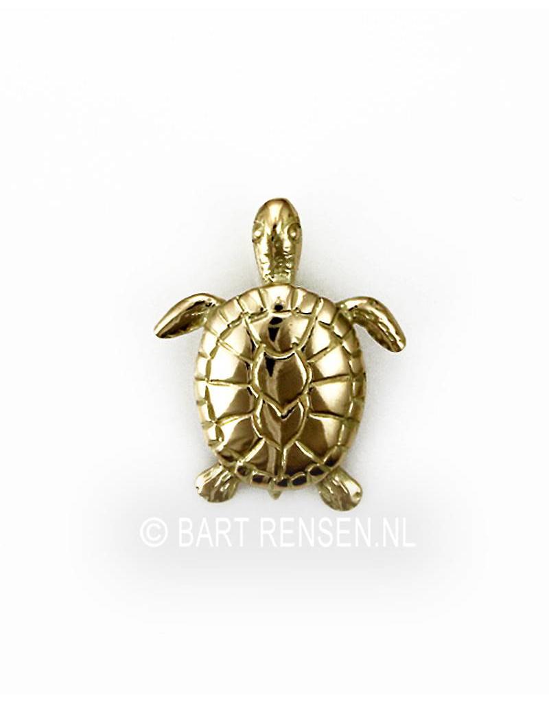 Turtle pendant - 14 carat gold