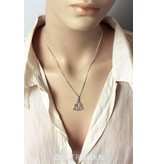 Triquetra pendant - real silver