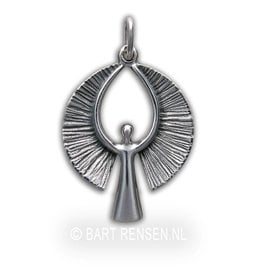 Angel pendant - silver