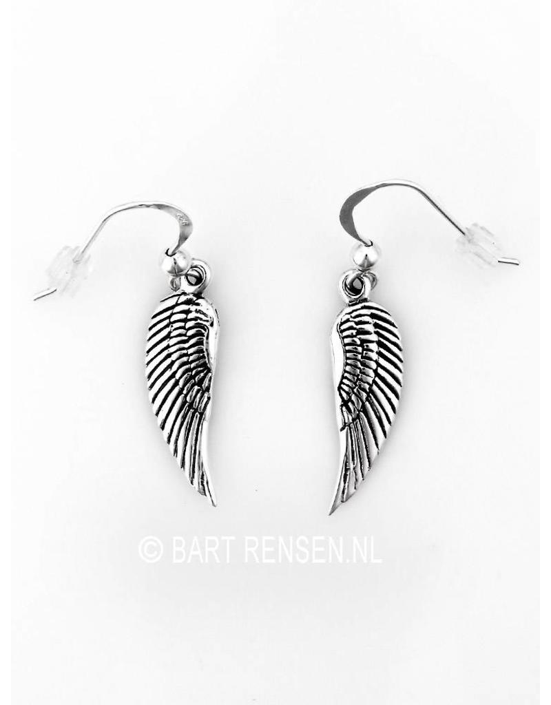 Angel wing Earrings -  sterling silver