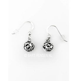 Silver Ball earrings