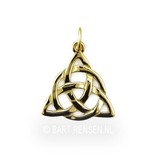 Triquetra hanger - 14 krt goud